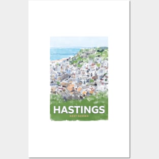 Hastings Seaside Town East Sussex Posters and Art